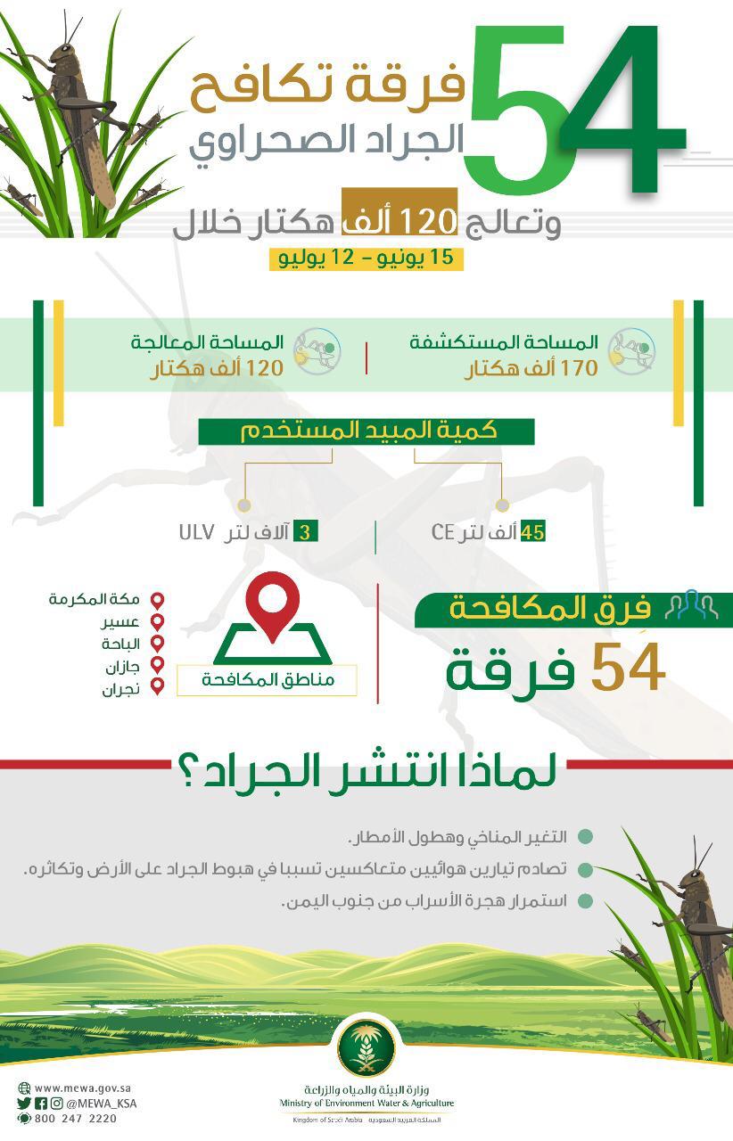 فرق مكافحة الجراد الصحراوي 2019